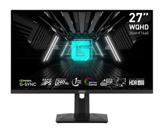 MSI Monitor G274QPX        27 cali/LED/QHD/Flat/240Hz/Czarny - G274QPX