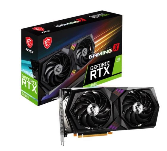 MSI Karta graficzna GeForce RTX 3060 GAMING X 12GB GDDR6 192bit 3DP/HDMI  - GeForce RTX 3060 GAMING X 12G