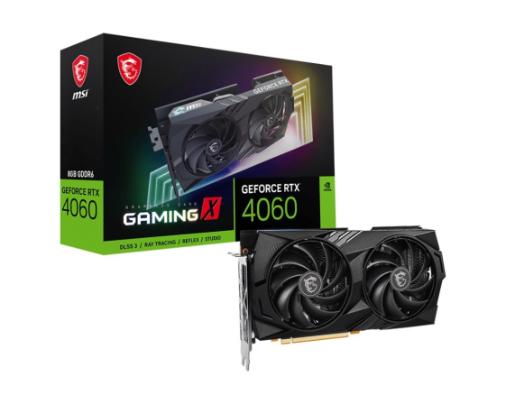 MSI Karta graficzna GeForce RTX 4060 Gaming X 8G 8GB GDDR6 128bit 3DP - GeForce RTX 4060 GAMING X 8G