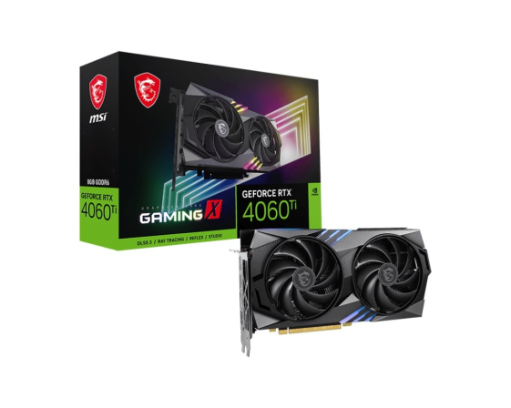 MSI Karta graficzna GeForce RTX 4060 Ti Gaming X 8GB GDDRX6 128bit - GeForce RTX 4060 Ti GAMING X 8G