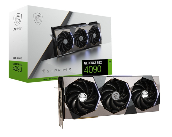 MSI Karta graficzna GeForce RTX 4090 SUPRIM X 24G GDDR6X 384bit 3DP/HDMI - GeForce RTX 4090 SUPRIM X 24G
