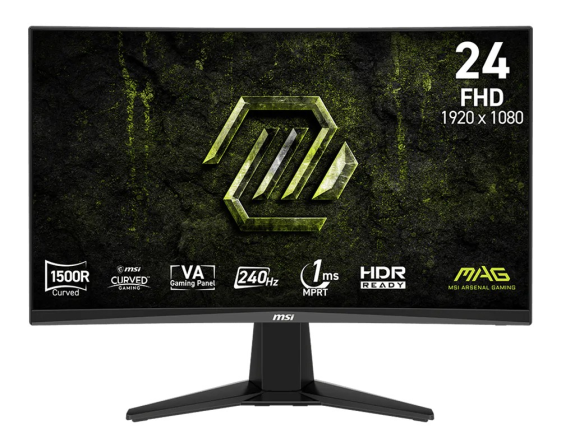 MSI Monitor 23.6 cala MAG 245C X24 LED/FHD/Curved/240Hz/czarny - MAG 245C X24