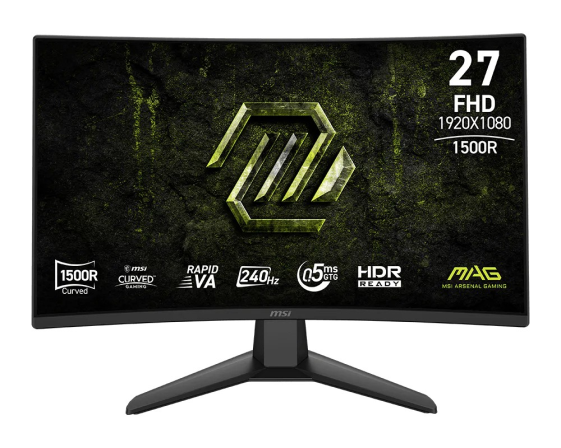 MSI Monitor MAG 274CF X24  27cali/LED/FHD/CURVE/240Hz/Black  - MAG 274CF X24