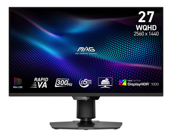 MSI Monitor 27 cali MAG 274QPF X30MV LED/WQHD/Flat/300Hz/czarny - MAG 274QPF X30MV