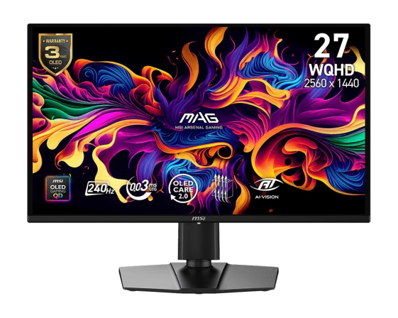 MSI Monitor MAG 274QP QD-OLED X24/26.5/FLAT/QD-OLED/WQHD/240Hz - MAG 274QP QD-OLED X24