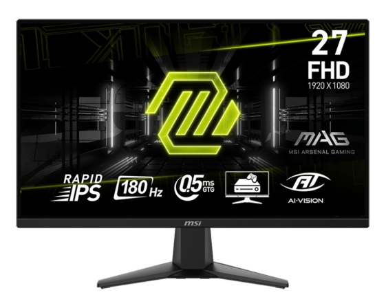 MSI Monitor 27 cali MAG 275F LED/FHD/Flat/180Hz/czarny - MAG 275F