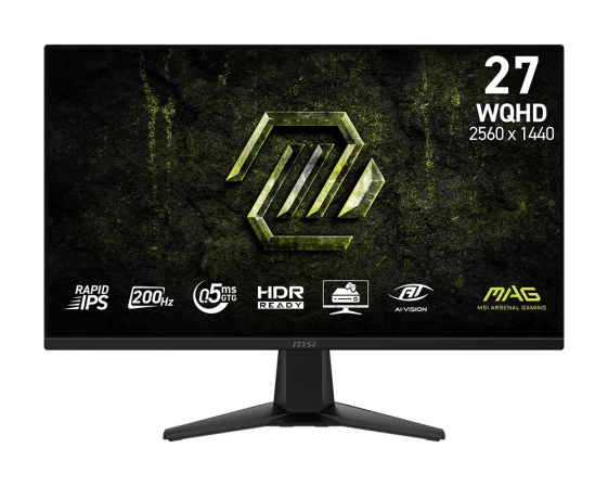 MSI Monitor MAG 275QF E20  27 cali/LED/WQHD/Flat/200Hz/Czarny - MAG 275QF E20
