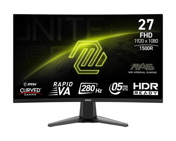 MSI Monitor MAG 276CXF     27 cali LED/FHD/Zakrzywiony/280Hz/Czarny - MAG 276CXF