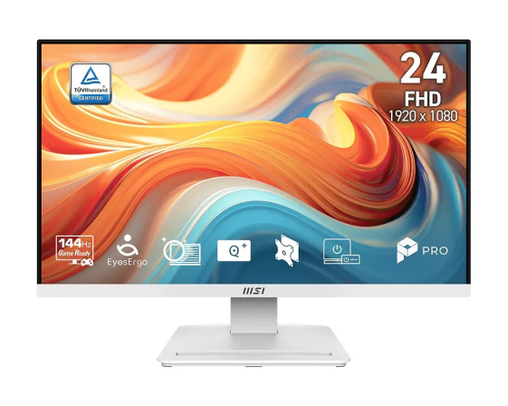 MSI Monitor PRO MP241W E14V 23.8 cala/FHD/FLAT/144Hz/White - PRO MP241W E14V