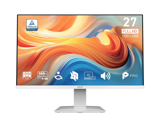 MSI Monitor 27 cali PRO MP273W E14A LED/FHD/FLAT/144Hz/biały - PRO MP273W E14A