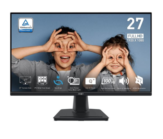 MSI Monitor PRO MP275 27 cali /LED/FHD/Flat/100Hz/Black  - PRO MP275