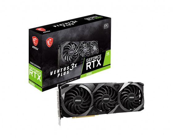 MSI Karty graficzne RTX 3080 VENTUS 3X PLUS 12G OC LHR  - RTX 3080 VENTUS 3X PLUS 12G OC LHR