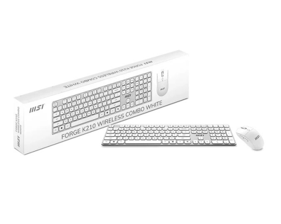 MSI Klawiatura Forge K210 Combo White US - S11-43US319-Y92