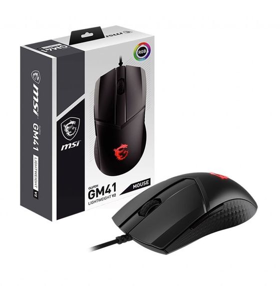 MSI Mysz przewodowa Clutch GM41 Lightweight V2  - S12-0400D20-C54