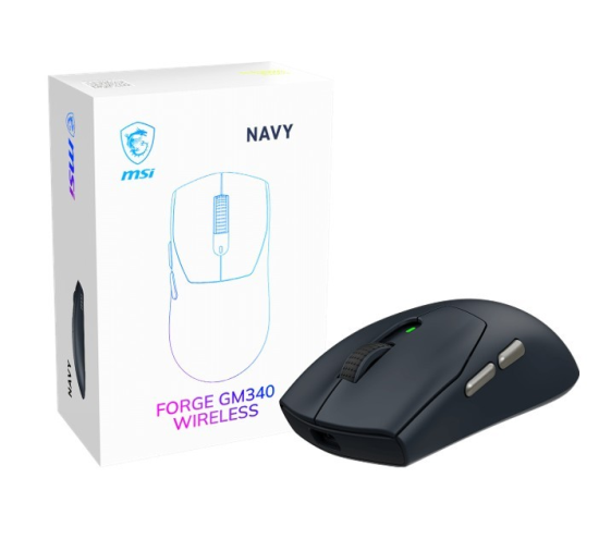 MSI Mysz bezprzewodowa Forge GM340 Granatowa - S12-4301790-HH9