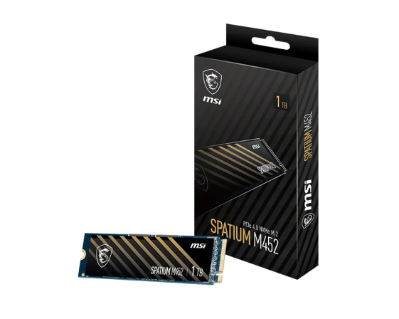 MSI Dysk SSD SPATIUM M452 1TB M.2 PCIe 4.0 3600/3100MB/s  - S78-440L970-P83