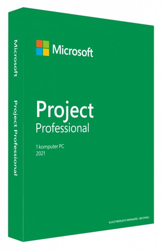 MICROSOFT Project Professional 2021 PL Win P8 Medialess Box H30-05961 - H30-05961