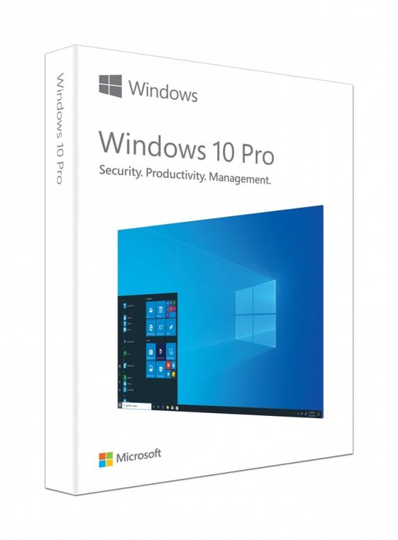 MICROSOFT Windows 10 Pro ENG Box 32/64bit USB P2 HAV-00060. Stary P/N: FQC-10070 - HAV-00060