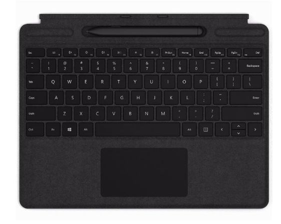 MICROSOFT Surface Pro X Signature Keyboard with Slim Pen Bundle Commercial Black QJV-00007  - QJV-00007