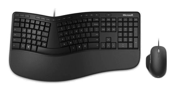 MICROSOFT Klawiatura Ergonomic Desktop Black RJU-00013  - RJU-00013