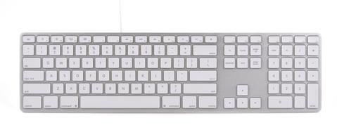 MATIAS Klawiatura aluminiowa Mac hub 2xUSB Silver - FK318S-UK