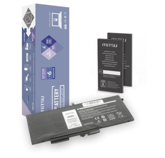 MITSU Bateria do Dell Latitude 5490, 5590 6000 mAh (46 Wh) 7.6V - BC/DE-5490