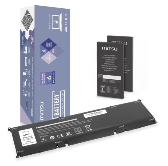 MITSU Bateria 69KF2 do Dell Alienware M17 M15 R3 R4 Precision 5550 XPS 9500 9510 7260 mAh (84 Wh) 11.55V - BC/DE-9500