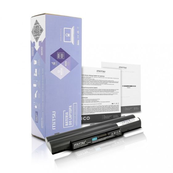 MITSU Bateria do Fujitsu A530, AH531 4400 mAh (48 Wh) 10.8 - 11.1 Volt - BC/FU-A530