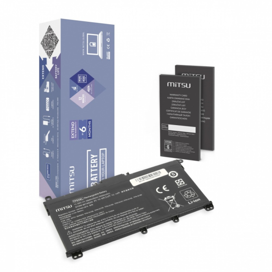 MITSU Bateria do HP 14-BP, Pavilion 14 15 3400 mAh (39 Wh) 11.55 Volt - BC/HP-14
