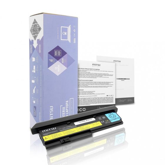 MITSU Bateria do Lenovo X200 6600 mAh (71 Wh) 10.8 - 11.1 Volt - BC/LE-X200H