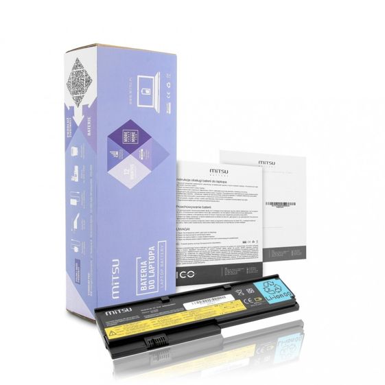 MITSU Bateria do Lenovo X200 4400 mAh (48 Wh) 10.8 - 11.1 Volt - BC/LE-X200