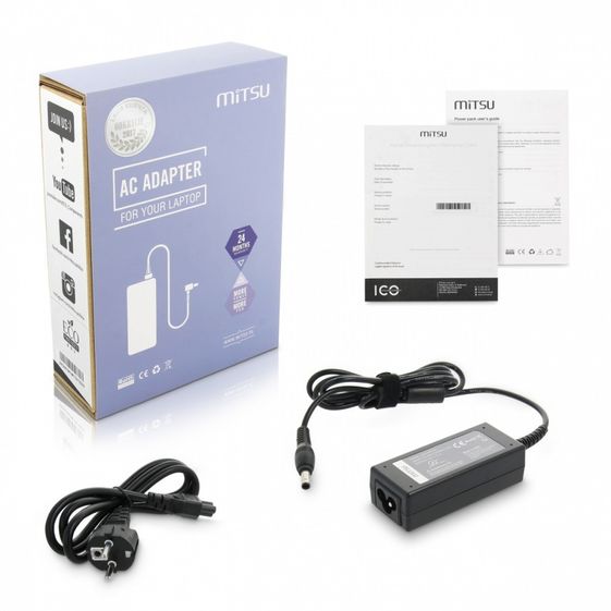 MITSU ładowarka/zasilacz 19v 2.1a (5.5x3.0 pin) - samsung - ZM/SAM1921