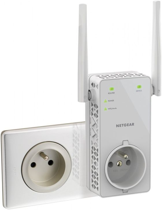 NETGEAR EX6130 AC1200 Wallplug Passthru Extend  - EX6130-100PES