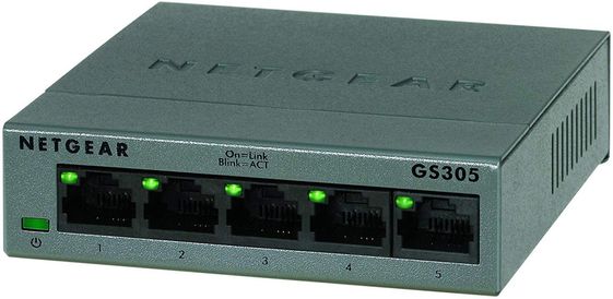 NETGEAR Przełącznik niezarządzalny GS305 5-port 5xGE - GS305-300PES