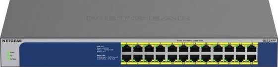 NETGEAR Przełącznik GS524PP Switch Unmanaged 24xGE PoE+ - GS524PP-100EUS