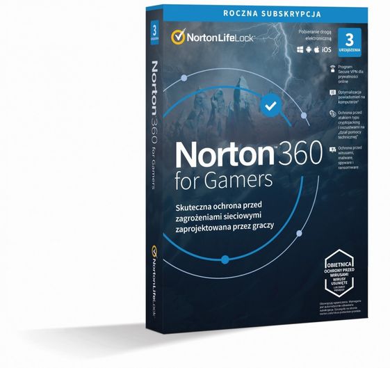 NORTON *Norton360DLX GAMER 50GB 1U.3Urz.1Rok    21415810  - 21415810
