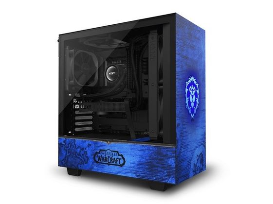 NZXT Obudowa H510 z oknem WoW Alliance Niebieska  - CA-H510B-WA