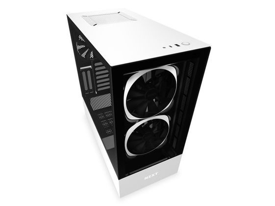 NZXT Obudowa H510 Elite z oknem, biała  - CA-H510E-W1