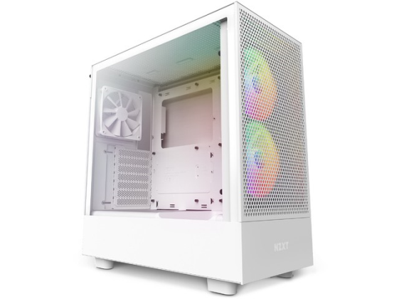 NZXT Obudowa H5 Flow RGB z oknem Biała  - CC-H51FW-R1
