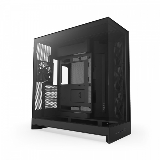 NZXT Obudowa H9 Flow Midi Tower z oknem czarna  - CM-H92FB-01