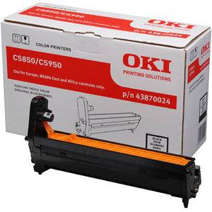 OKI Bęben C5850/5950 Black (20k) - 43870024