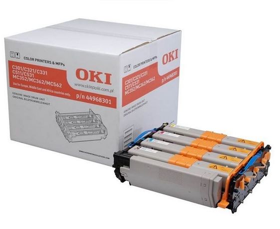 OKI Bęben CMYK do C301/321/5x1/MC3x2/562   44968301 - 44968301