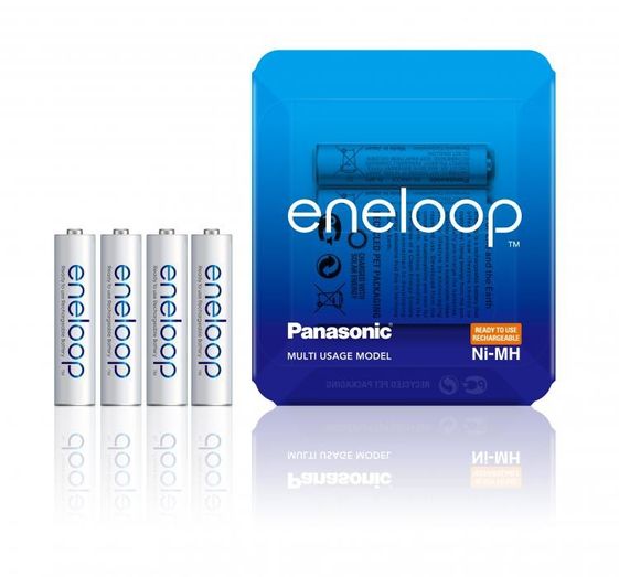 PANASONIC Akumulator AAA 750mAh 4 szt. sliding pack  - 142307