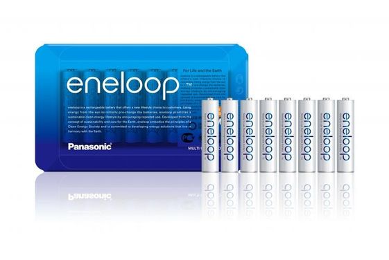 PANASONIC Akumulator AAA 750mAh 8szt. sliding pack - 142308