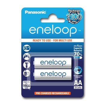 PANASONIC ENELOOP AA 1900 mAh 2100 CYKLI 2SZT - 154007
