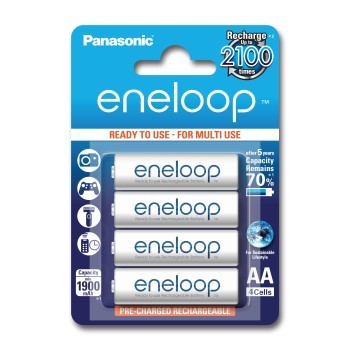 PANASONIC ENELOOP AA 1900 mAh 2100 CYKLI 4SZT - 154008