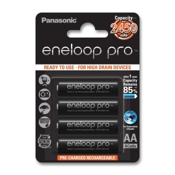 PANASONIC ENELOOP PRO AA 2450 mAh 500CYKLI 4SZT - 154018