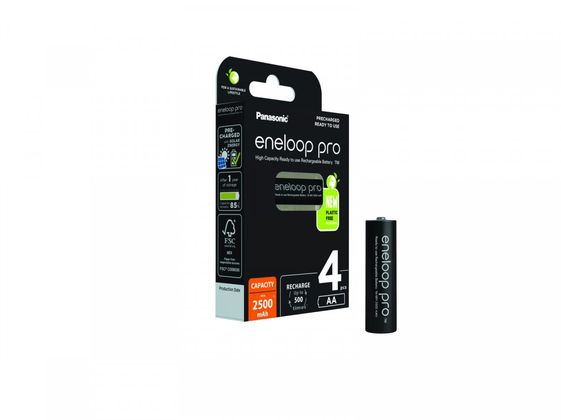 PANASONIC Akumulator Eneloop Pro AA 2500 mAh 4 sztuki  - 214424