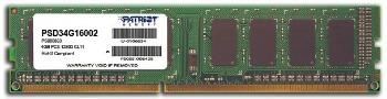 PATRIOT DDR3 Signature 4GB/1600(1*4GB) CL11 - PSD34G16002