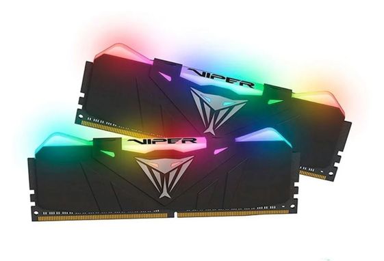 PATRIOT Pamięć DDR4 Viper RGB LED 16GB/3600(2*8GB) Black CL18  - PVR416G360C8K